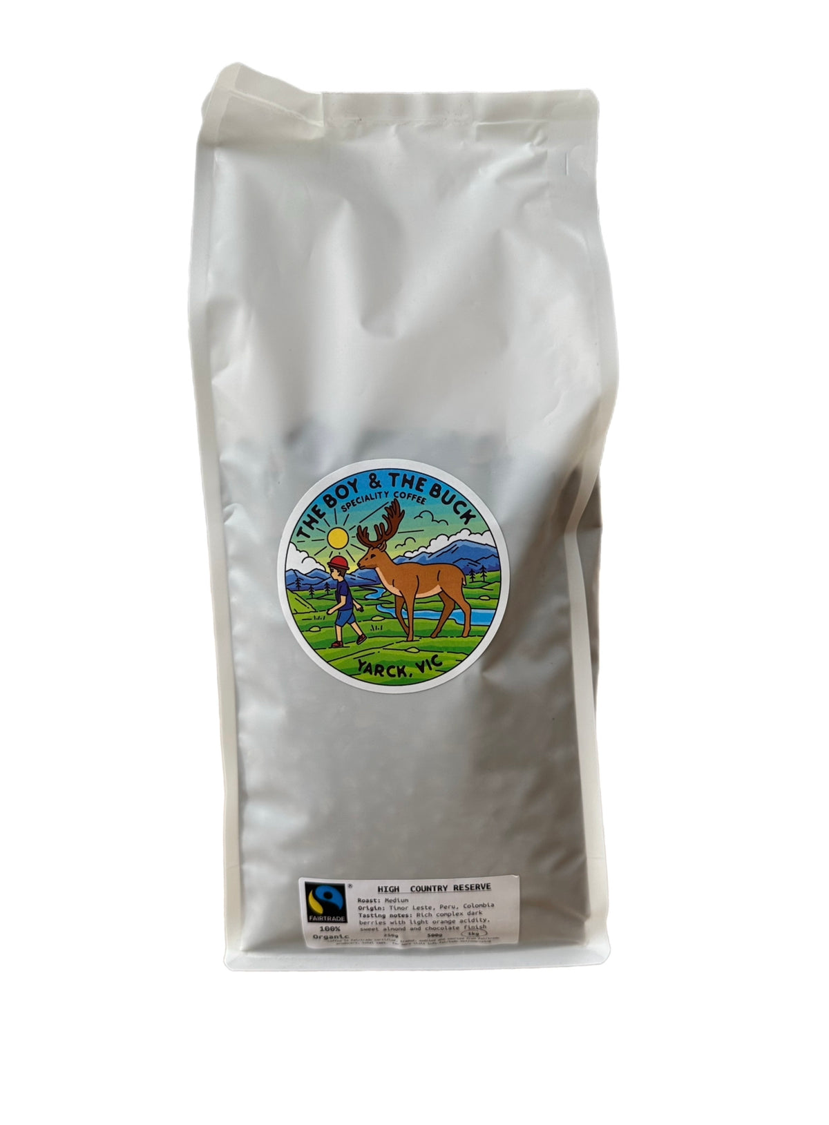 Boy and the Buck High Country Reserve Coffee Beans 1kg